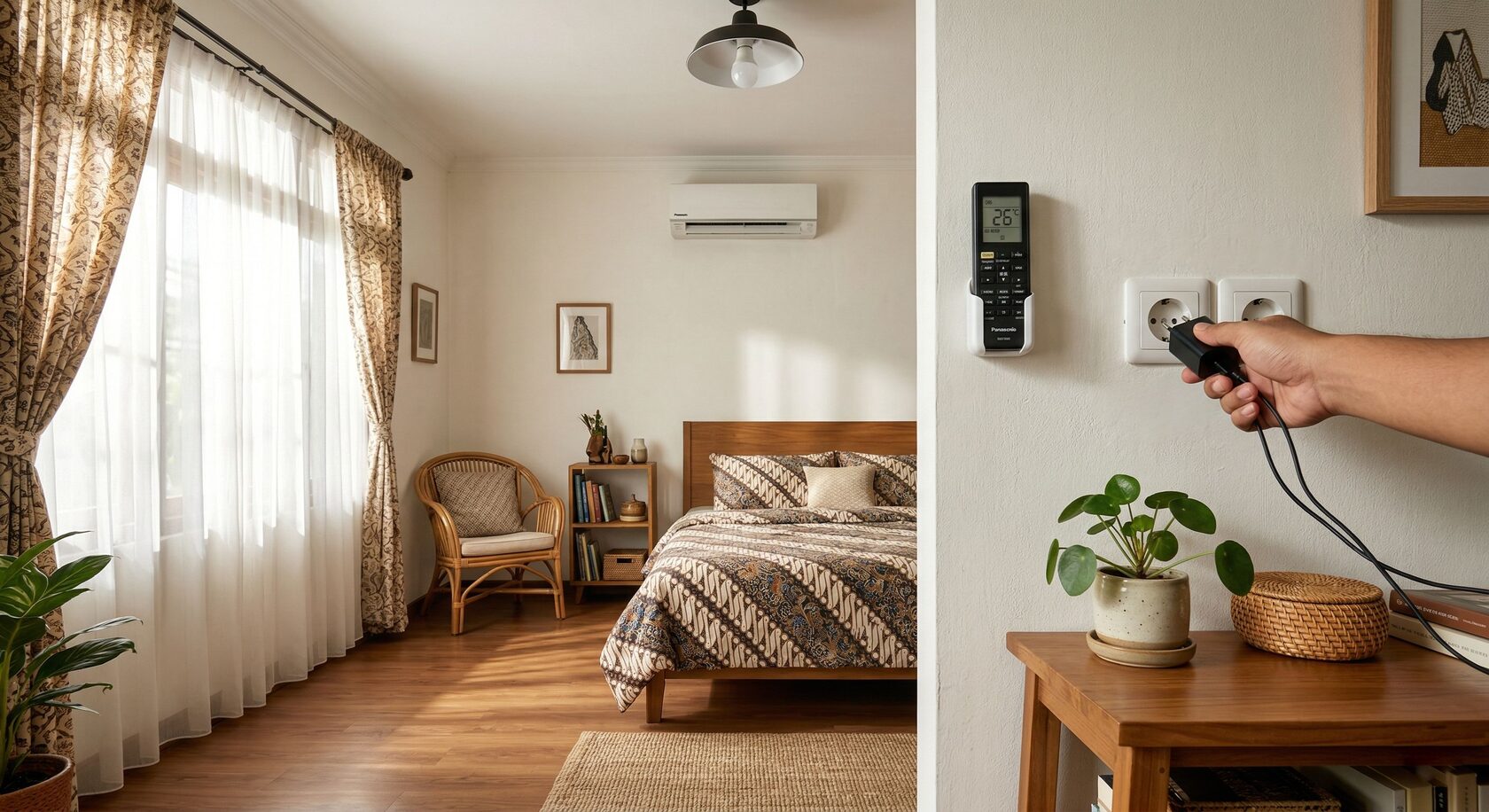 Cara hemat listrik dengan AC dan lampu di rumah