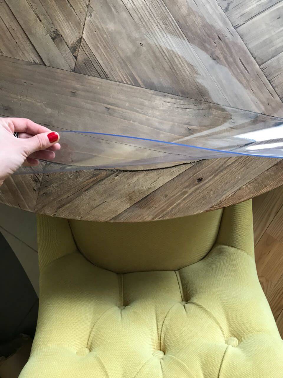 Жидкое гибкое стекло на стол