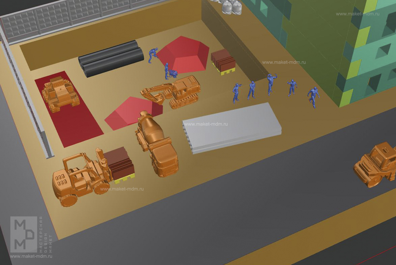 макет игры стройка