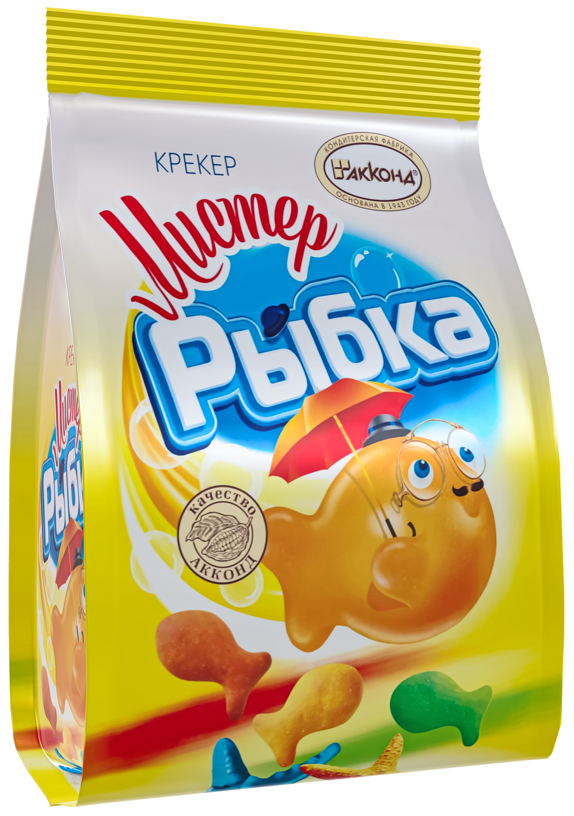 упаковка крекера «Рыбки» от АО «Акконд»