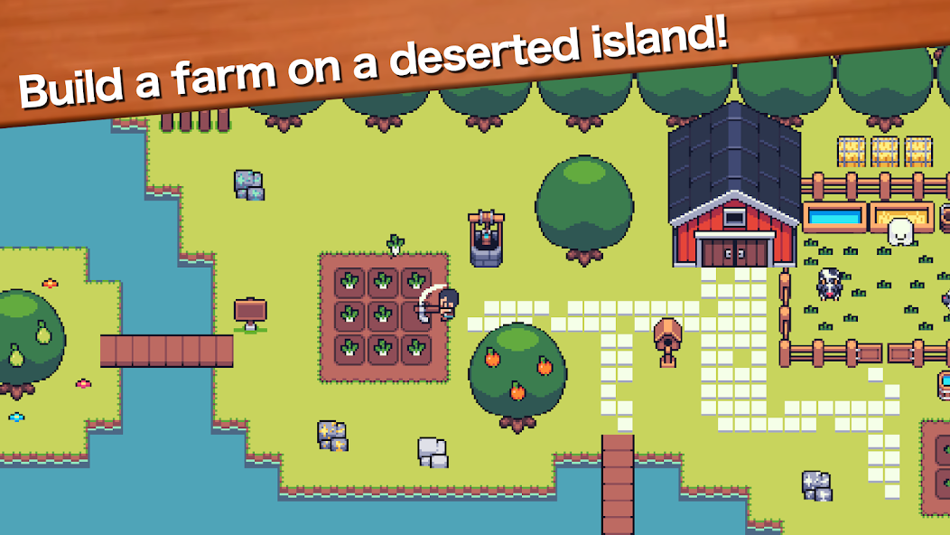 Mini Mini Farm, a pixel-art island farm from a tiny Japanese studio that plays fully offline