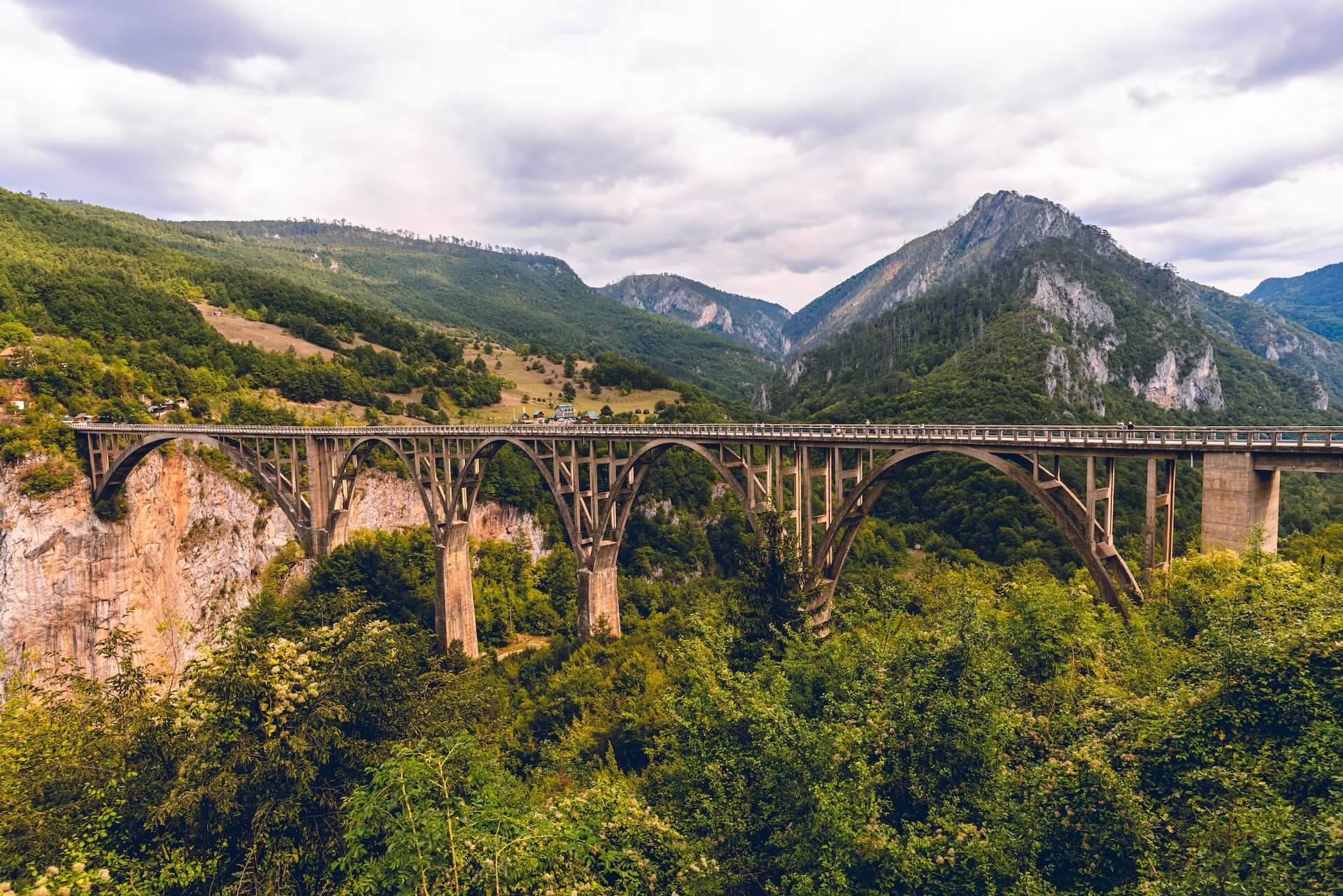 A Guide to Montenegro - View of the Tara River Bridge