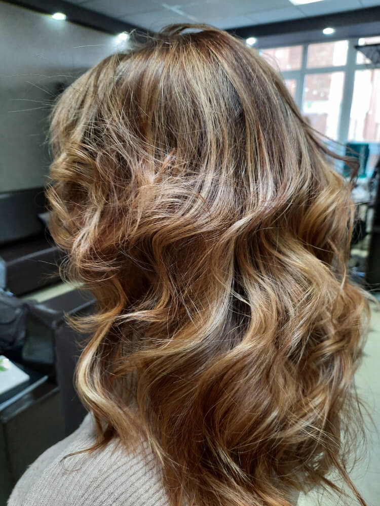 мелирование на каштановые волосы