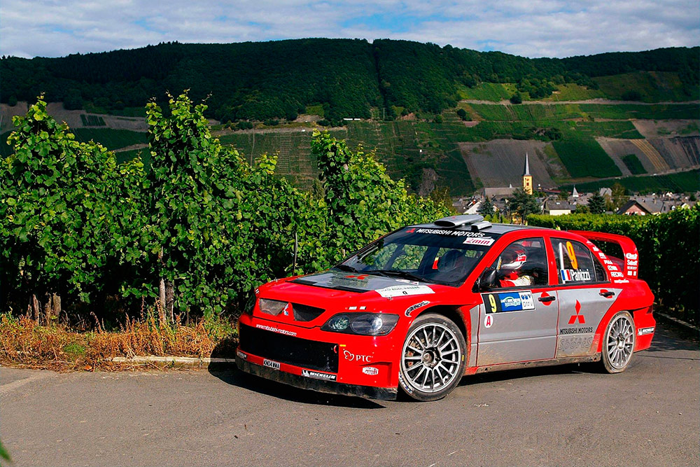 Жиль Паницци и Эрви Паницци, Mitsubishi Lancer WRC 04 (KN04 WMA), ралли Германия 2004