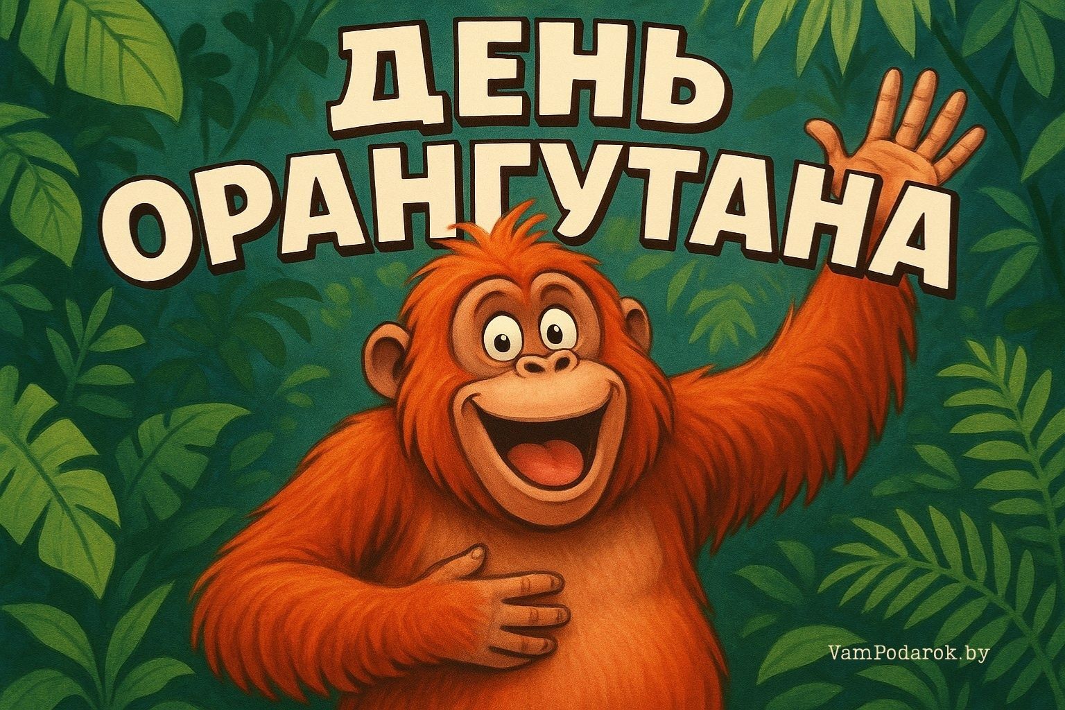 Международный день орангутана – картинка