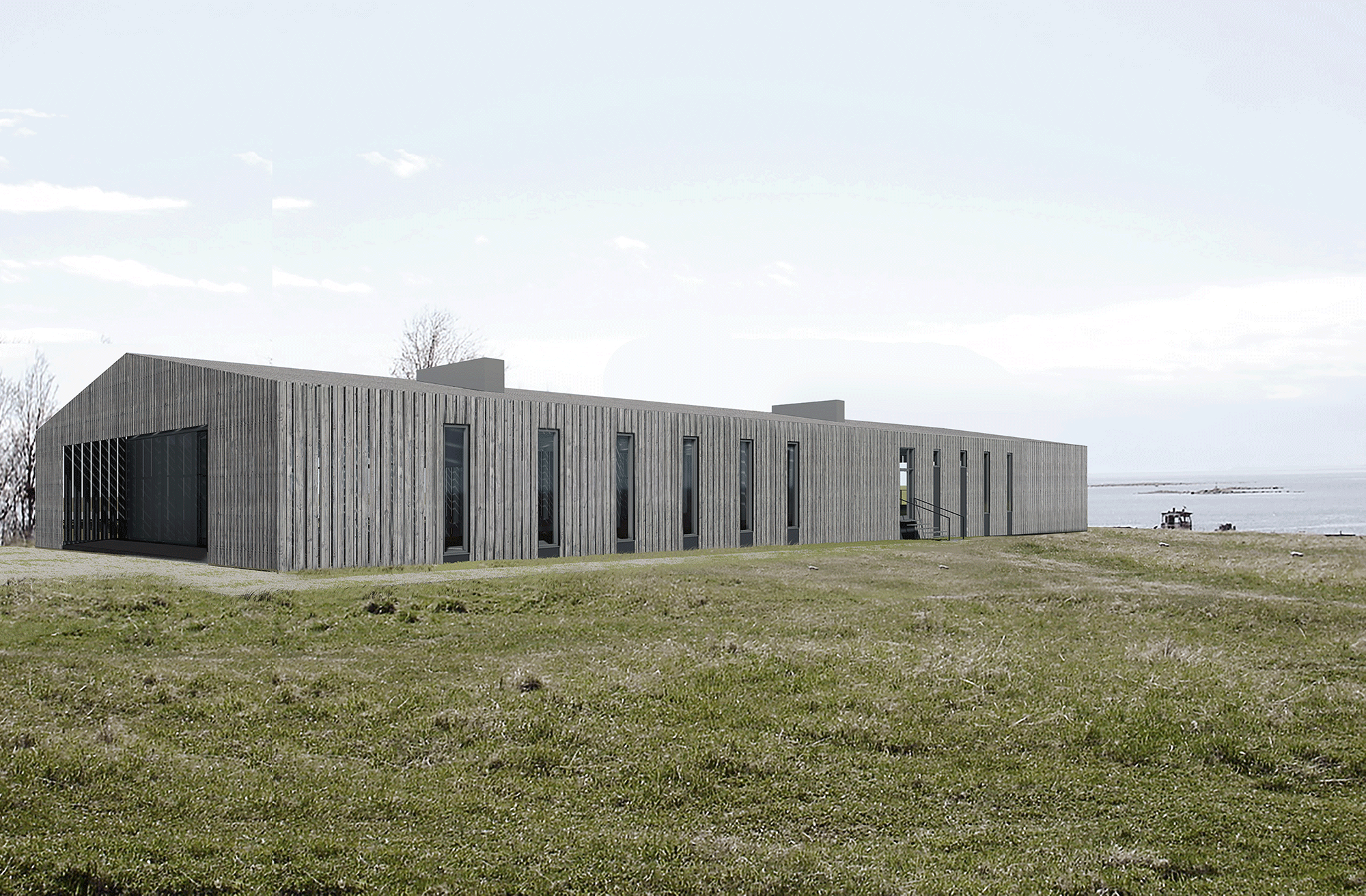 Соловки. Вид на главный вход в общественную зону