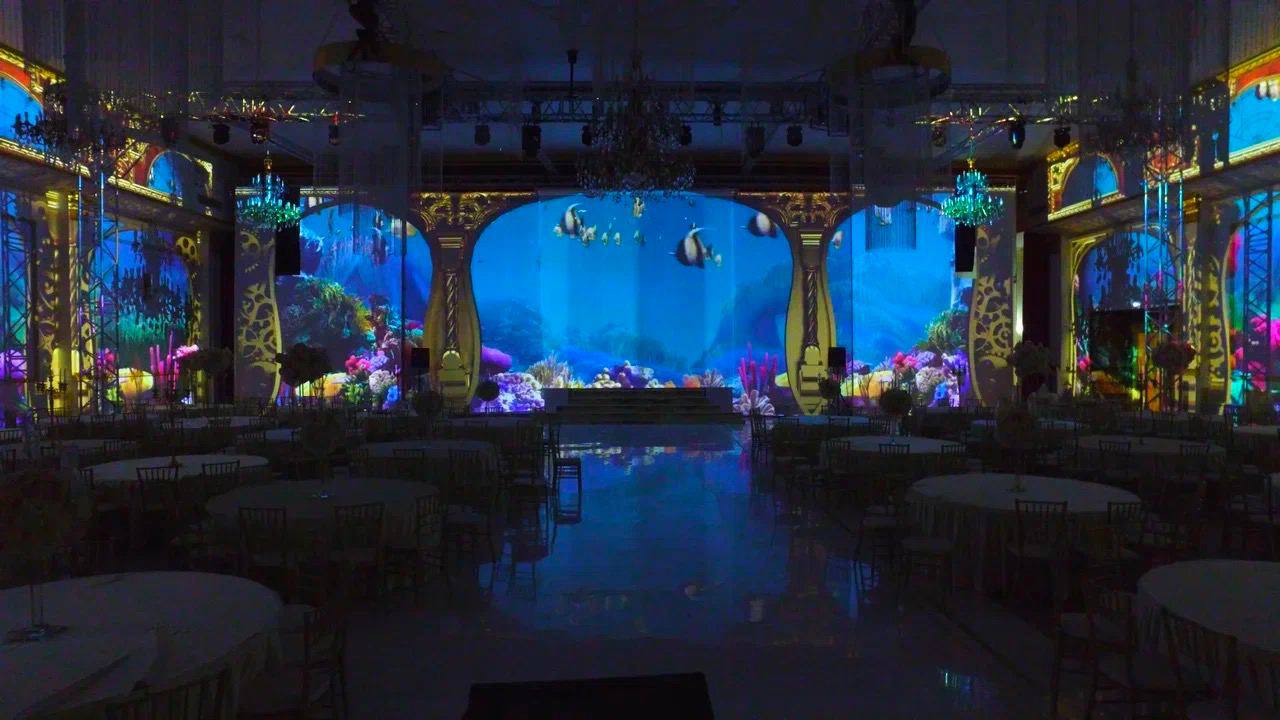 Свадьба с 3 mapping эффект