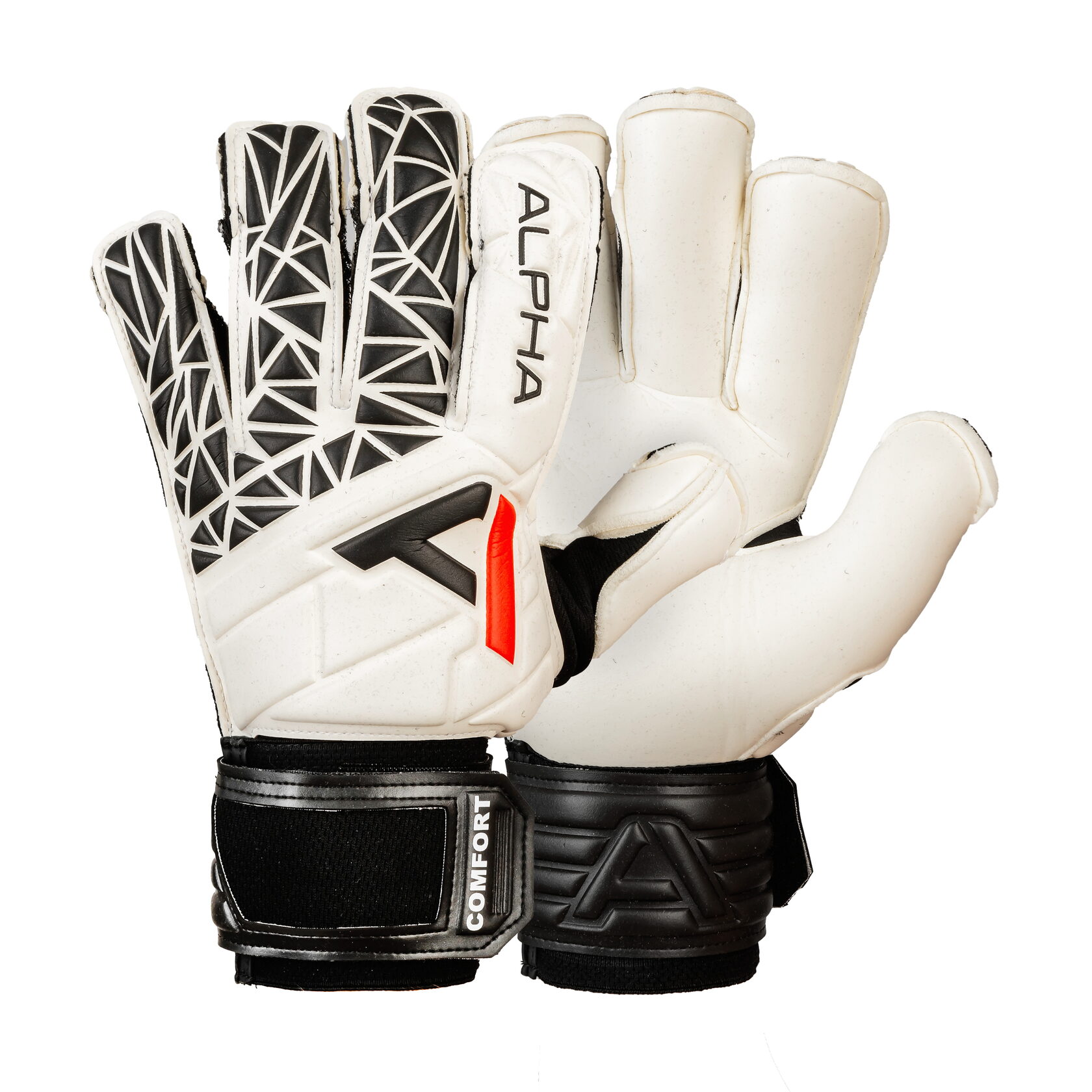 ALPHAKEEPERS Перчатки вратарские 163101 Expert RF Comfort 9 white\black .