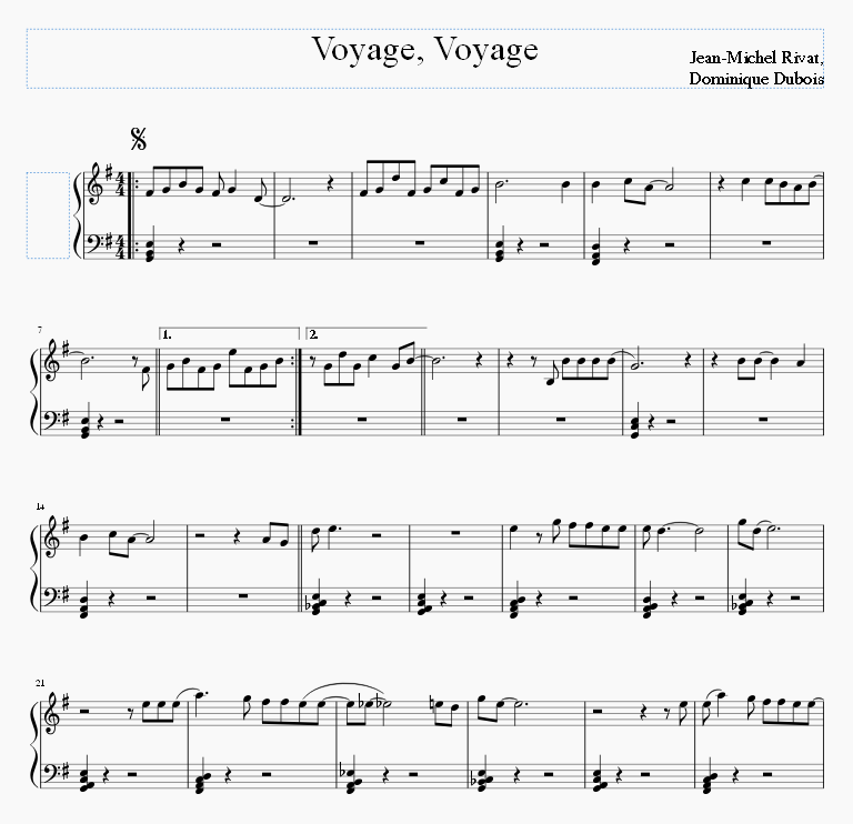 Voyage, Voyage