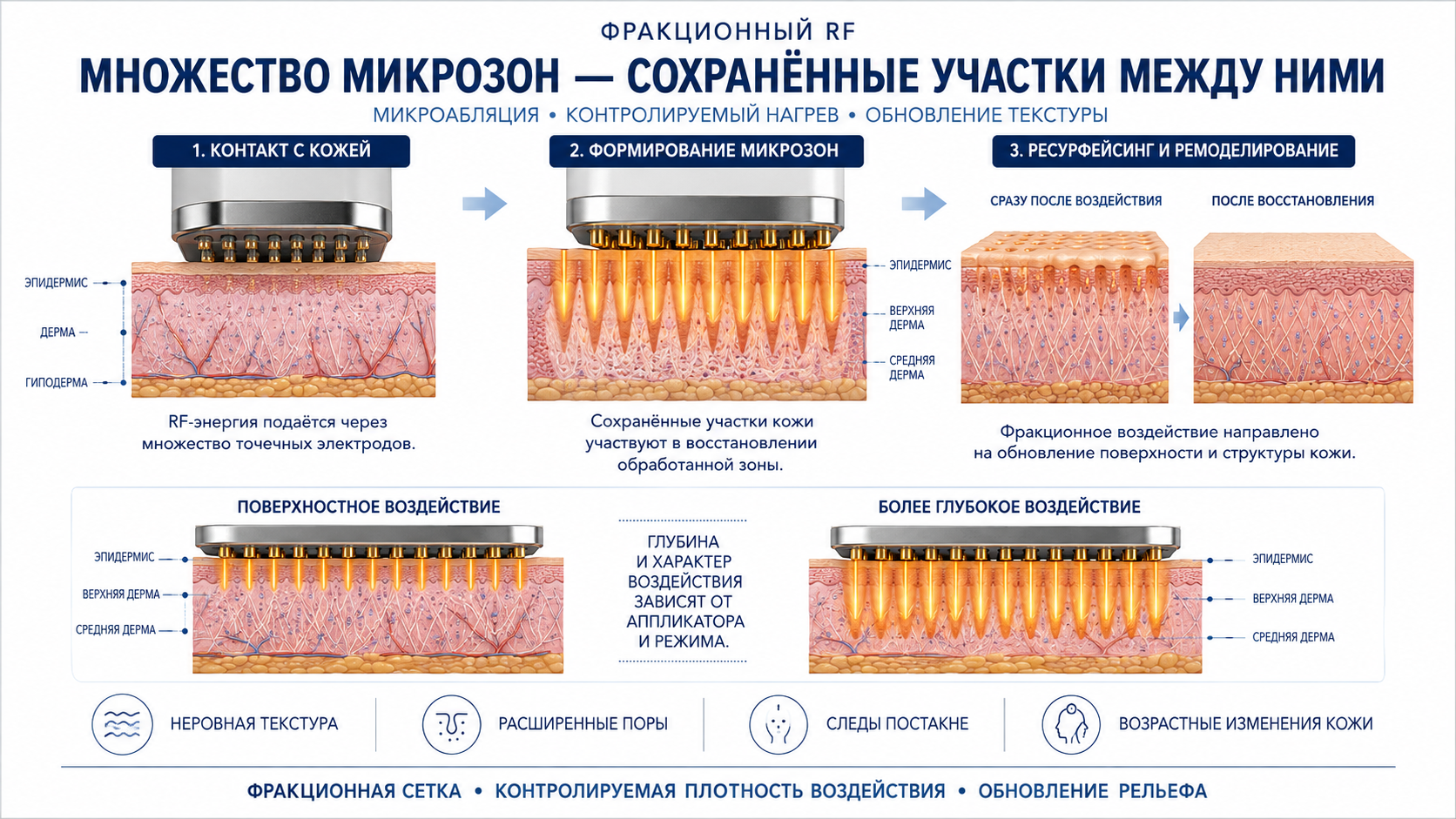 DUET V: схема биполярного Fractional RF