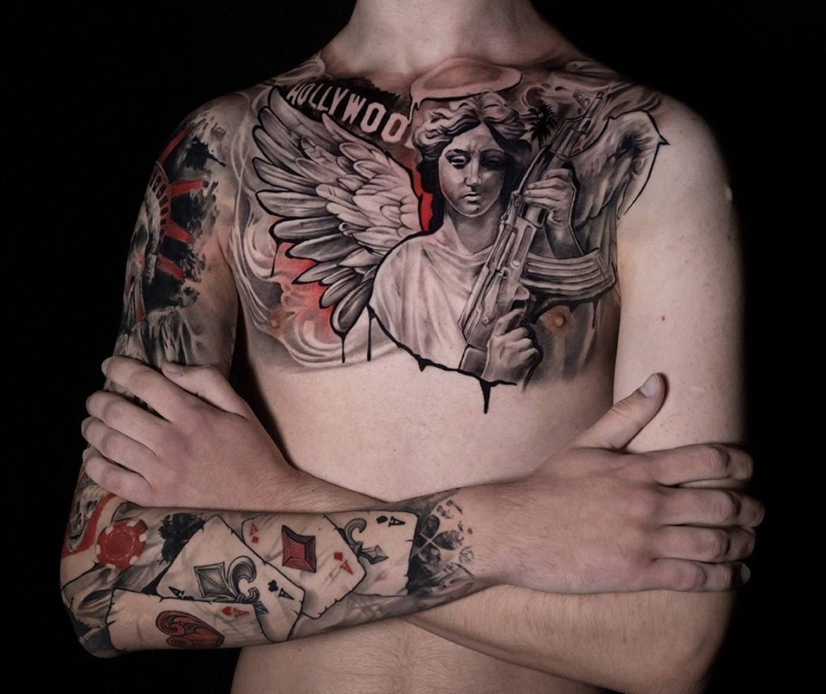 тату в графике, черно-белое тату, акварельное тату, тату в черно-белом стиле, цветная тату, татуировка в ростове, тату ростов-на-дону, татуировка, тату студия ростов, лаки стайл тату, исправление перекрытие тату