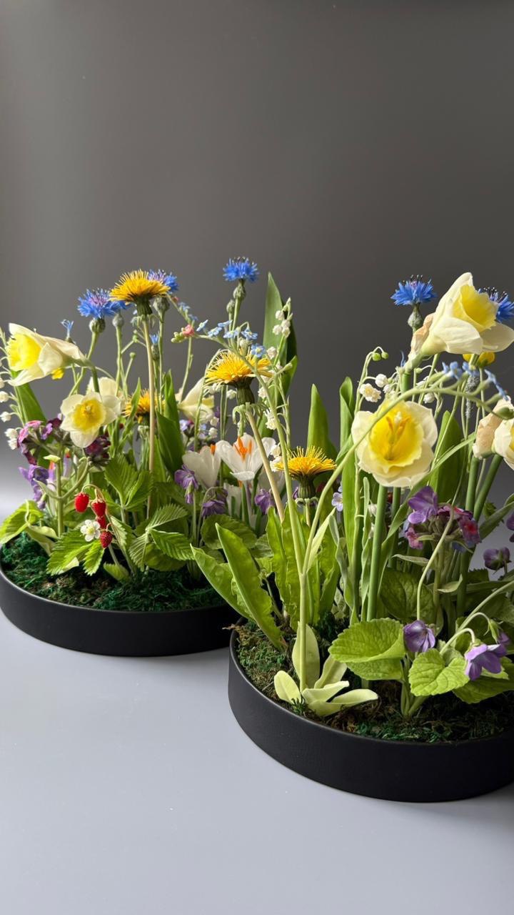 Композиция из холодного фарфора