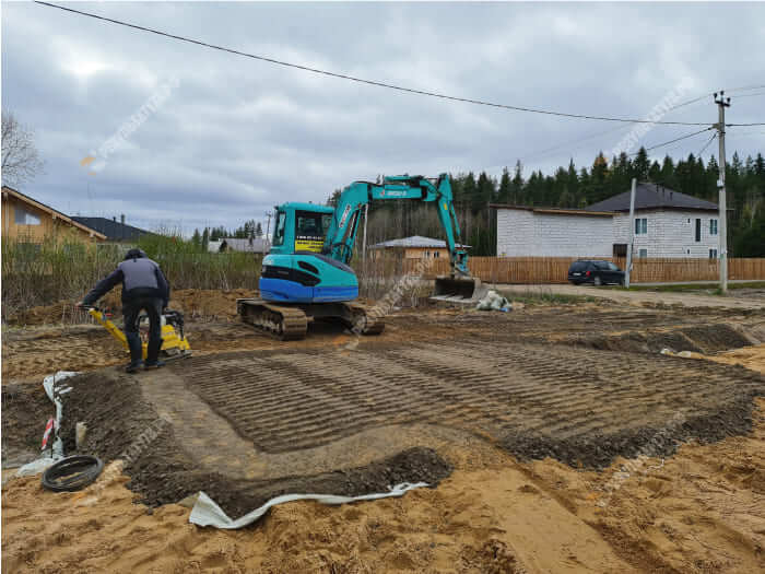 Проведение геодезии участка и геодезических изысканий при проведении работ по подготовке участка к строительству