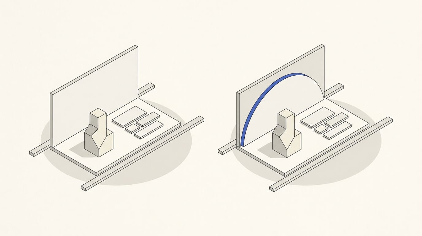 Two matching product compositions differ in their background panels.