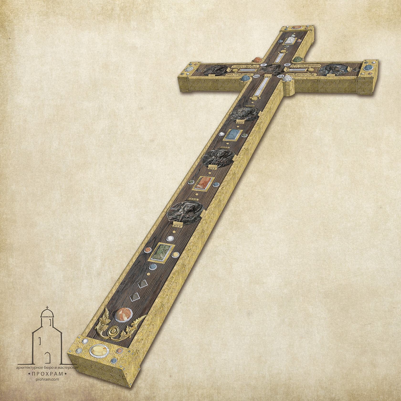 Contest Project of the Processional Cross of the Diocese of Turov