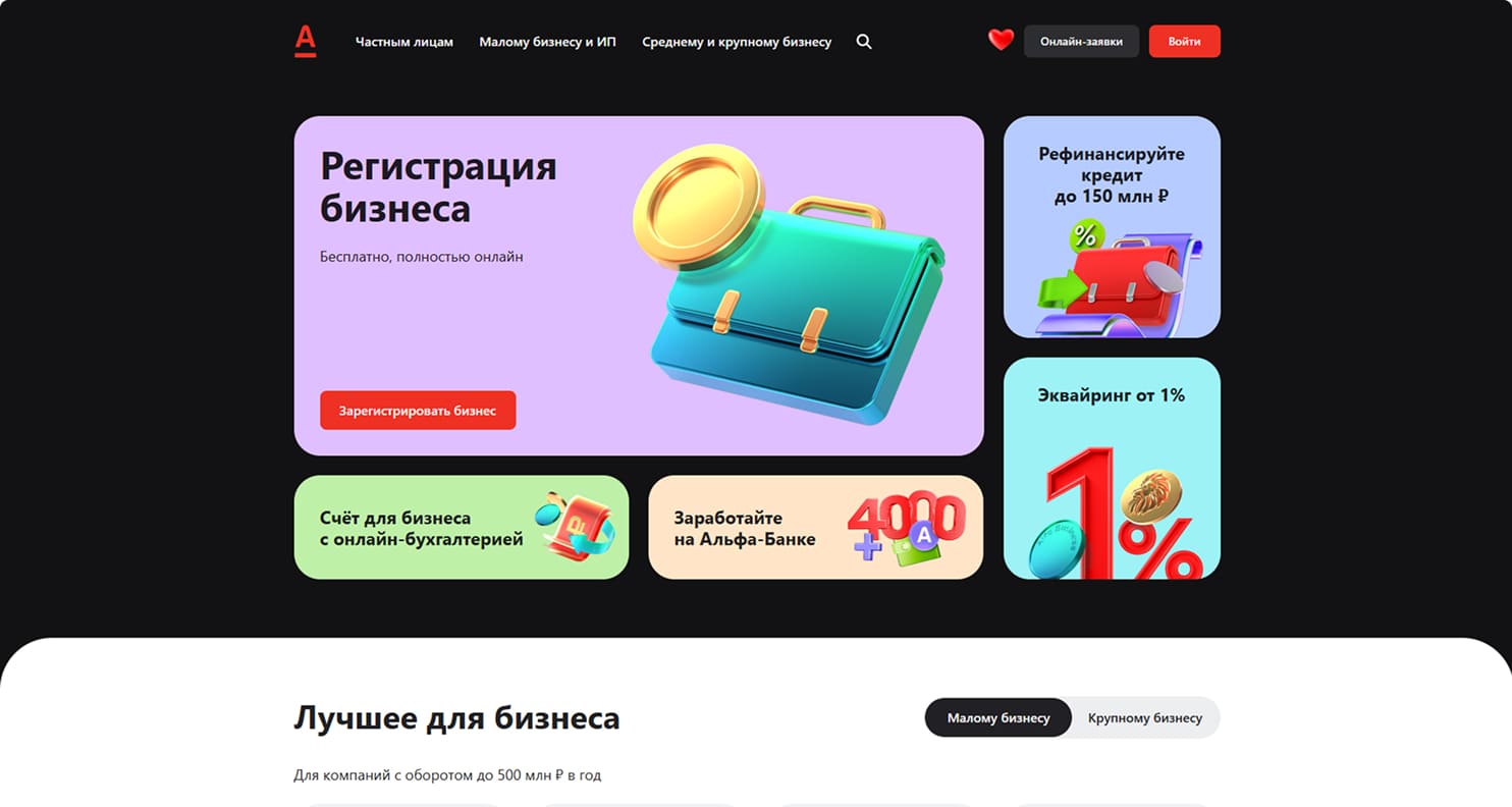 Сравнение популярных банков - Альфа-Банк - Достависта
