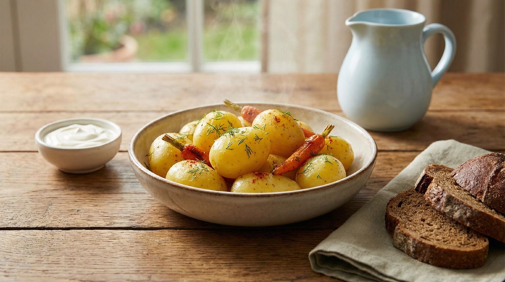 Картофель отварной или запеченный