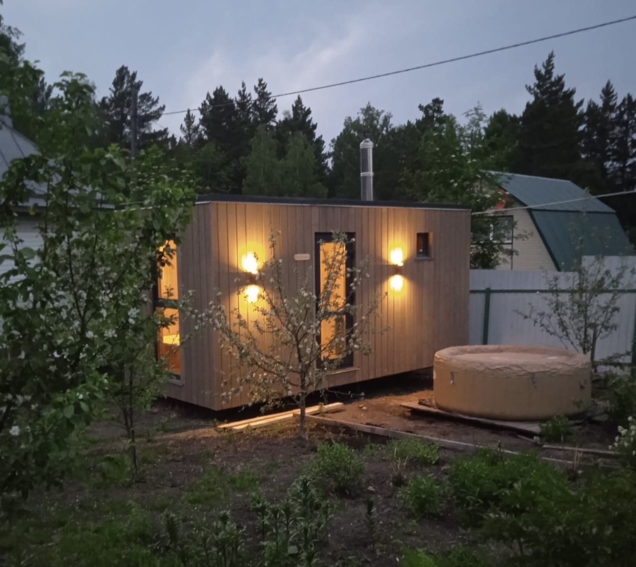 Северская модульные дома баня