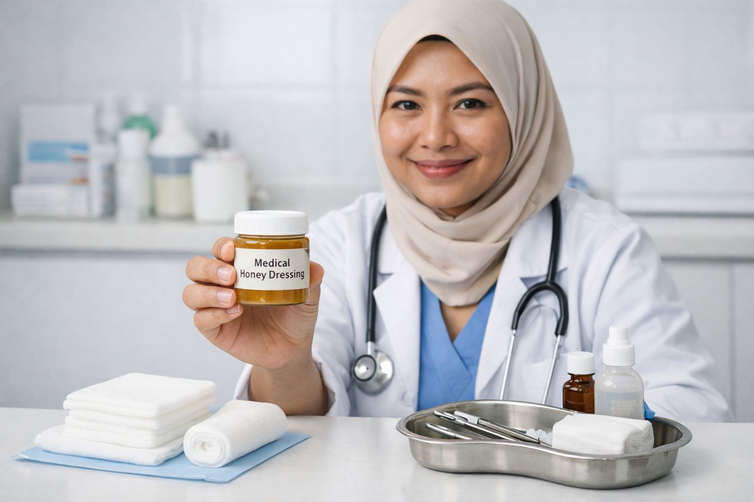 Madu untuk perawatan luka dengan pendekatan modern dan penggunaan yang aman