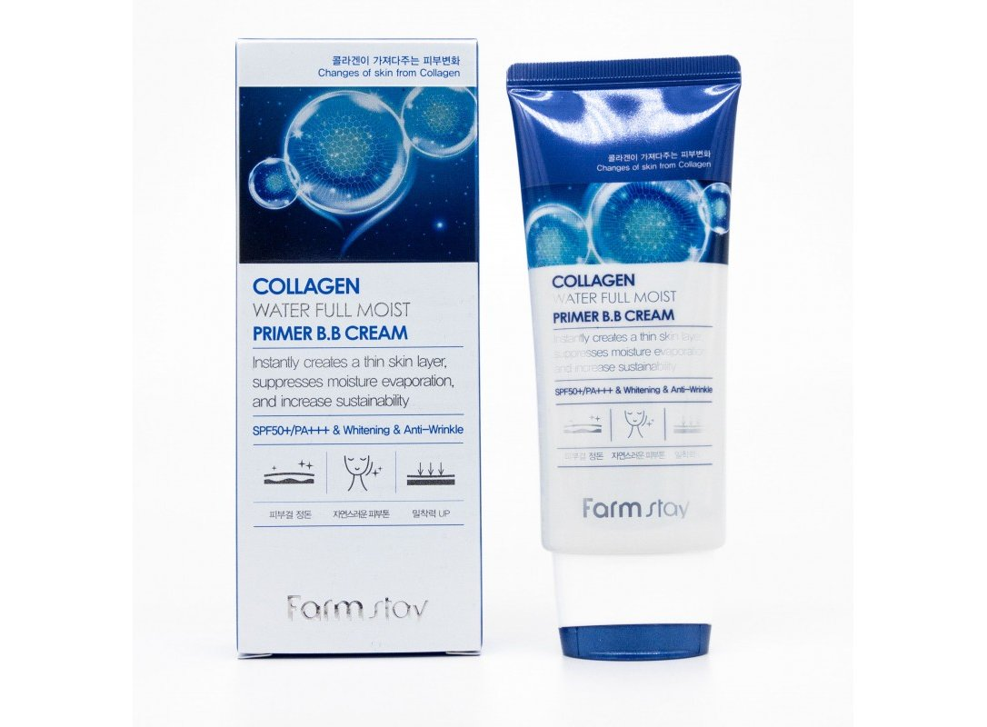 Collagen water full moist cream. Farmstay BB крем Collagen Water Full moist SPF 50, 50 мл. ВВ-крем с коллагеном увлажняющий Farmstay Collagen Water Full moist Premium BB Cream spf50 pa+++. Collagen Water Full moist primer b.b Cream. Farm stay Collagen Water Full moist Eye Cream.