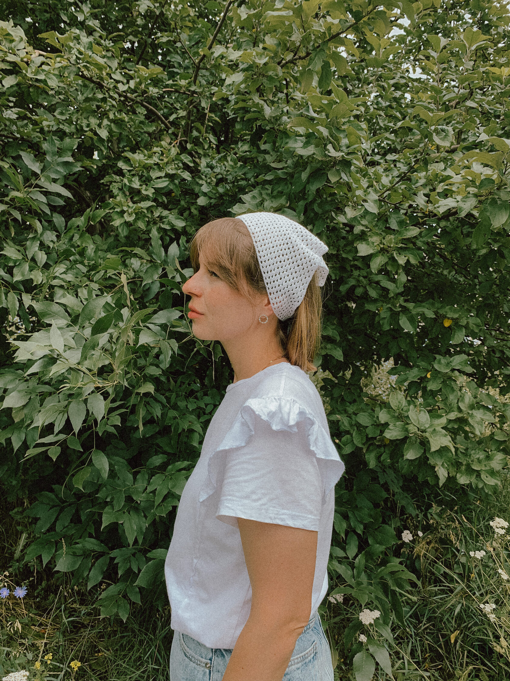 Летняя косынка на голову