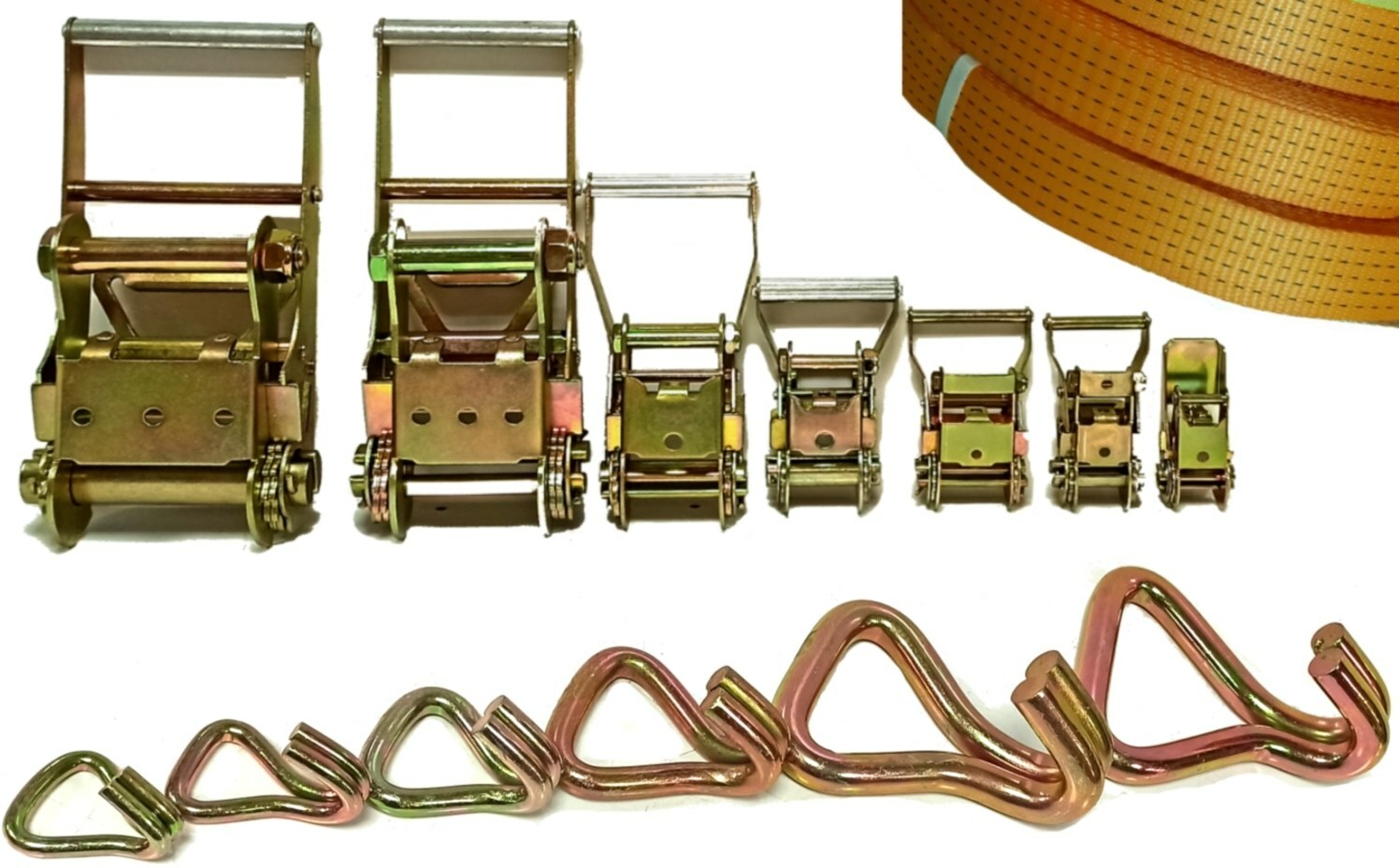 Комплектующие для стяжных ремней лента механизм крюки