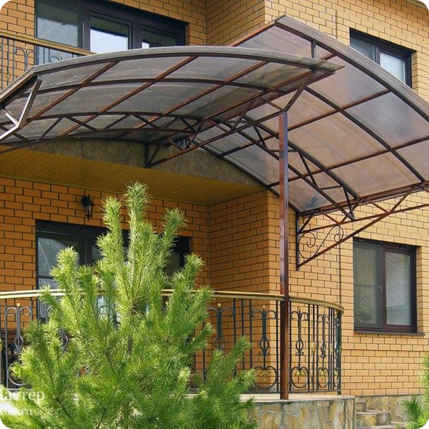 Козырьки из металла на заказ