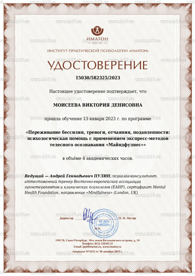 Институт практической психологии «Иматон»