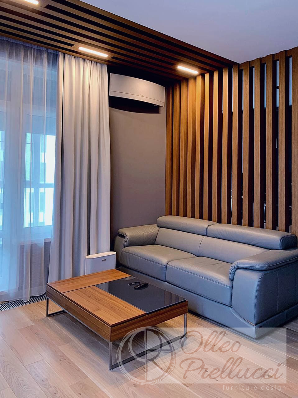 Olleo Prellucci — стеновые панели из шпона