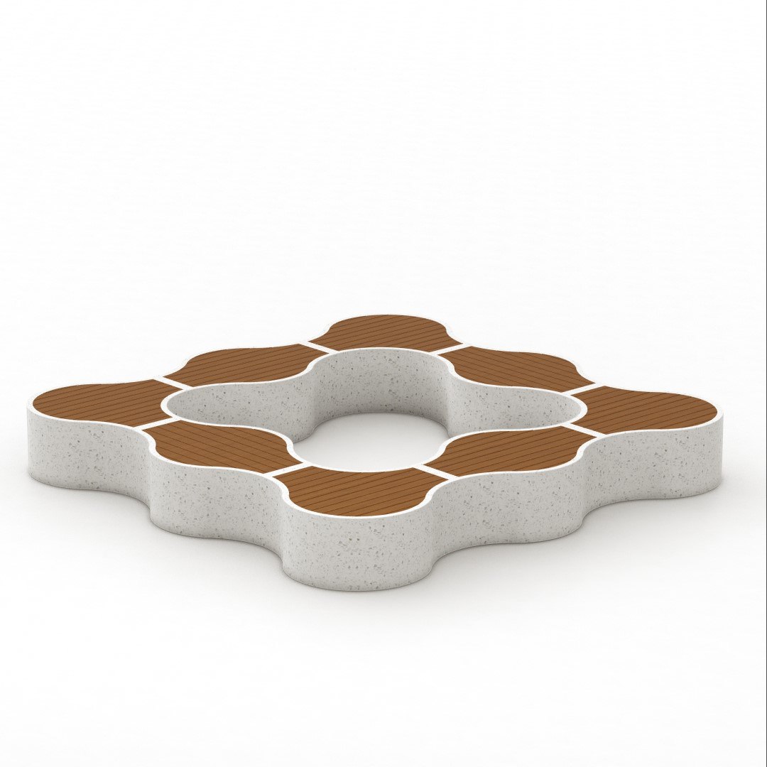 Модульные МАФы из композитного мрамора