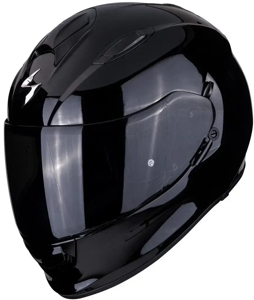 Мотошлем-интеграл SCORPION EXO-491 Solid BLK Glossy — оригинал с сертификатом ECE
