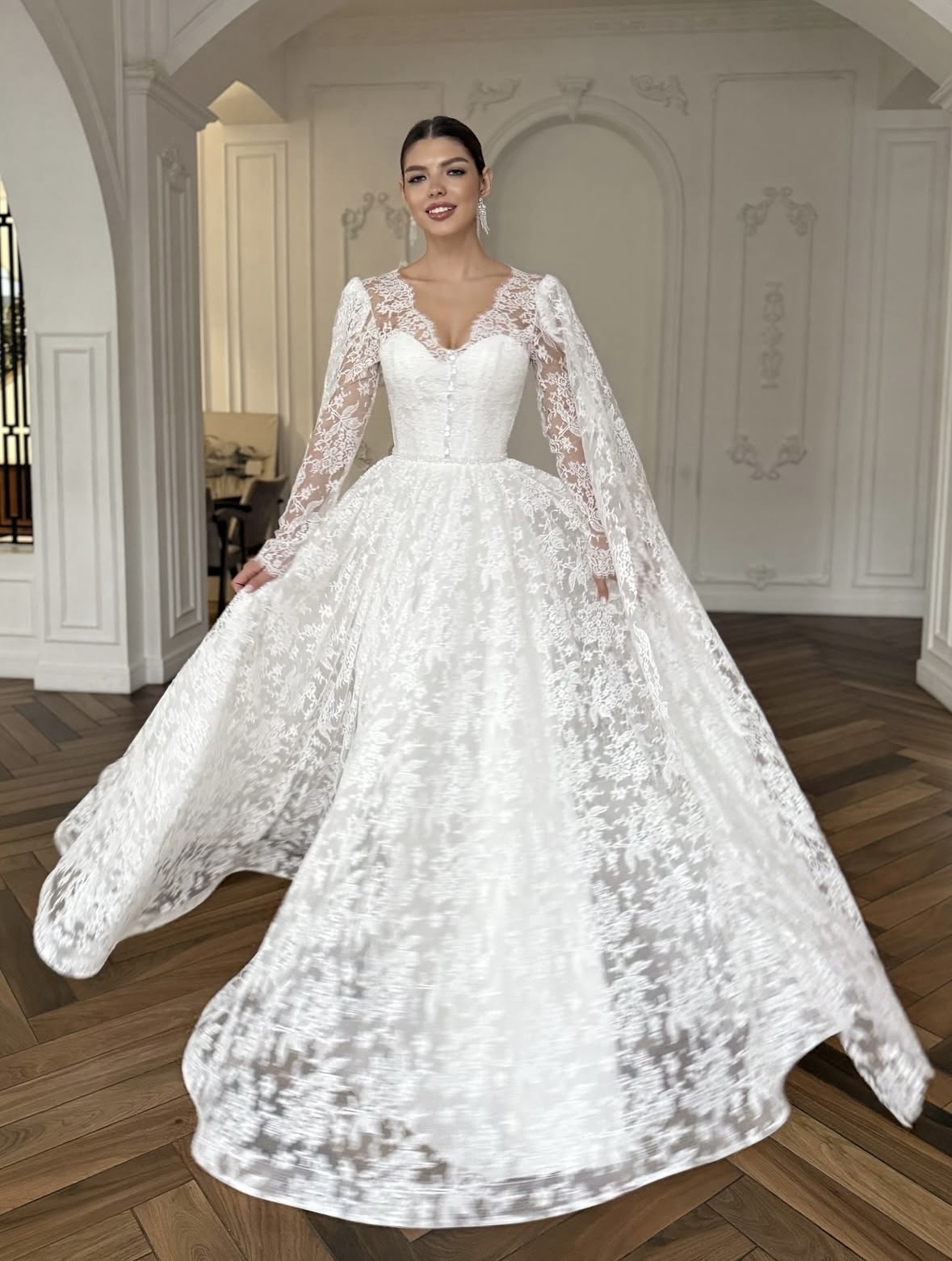 платье свадебное кружевное Ростов прокат