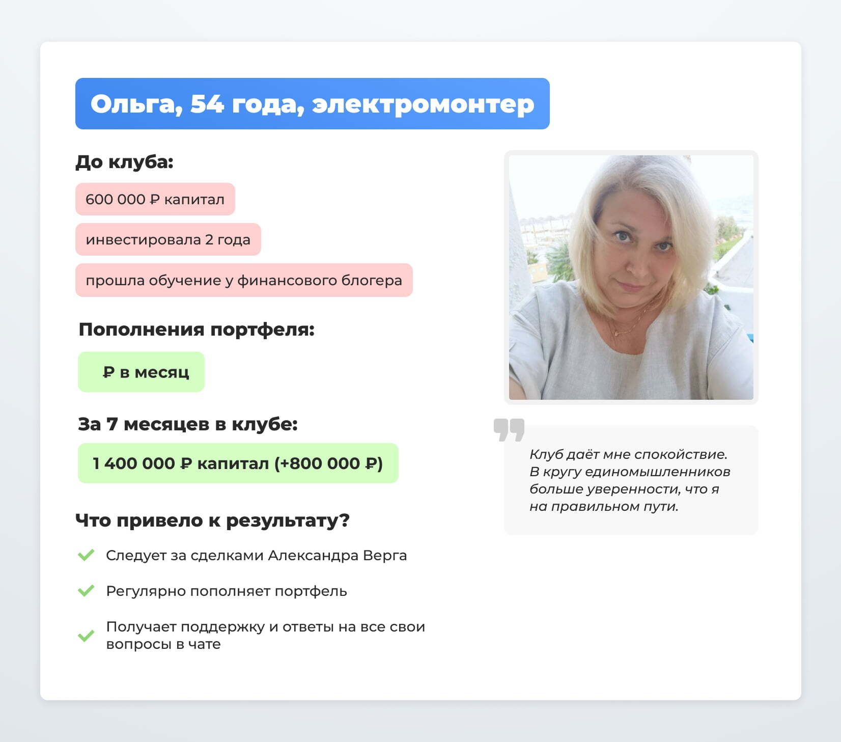 Отзыв: дублирование портфеля