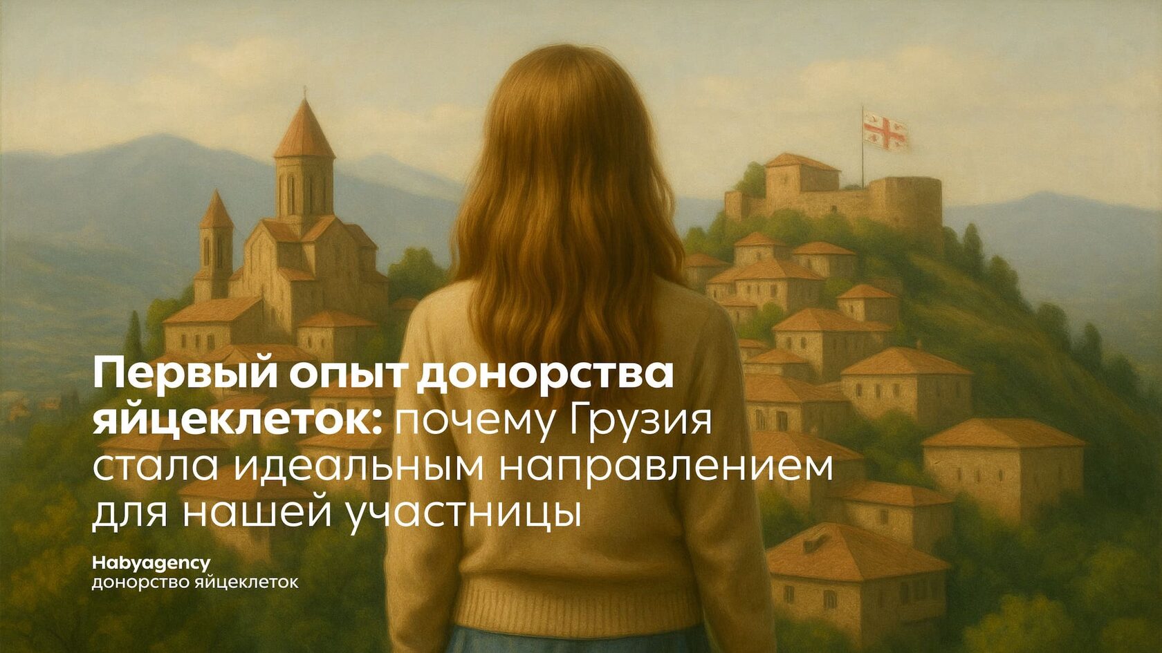 Участница программы донорства яйцеклеток в клинике Грузии