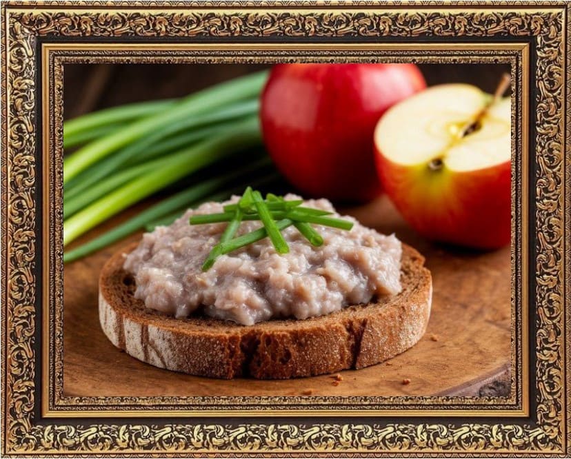форшмак из селедки с яблоком