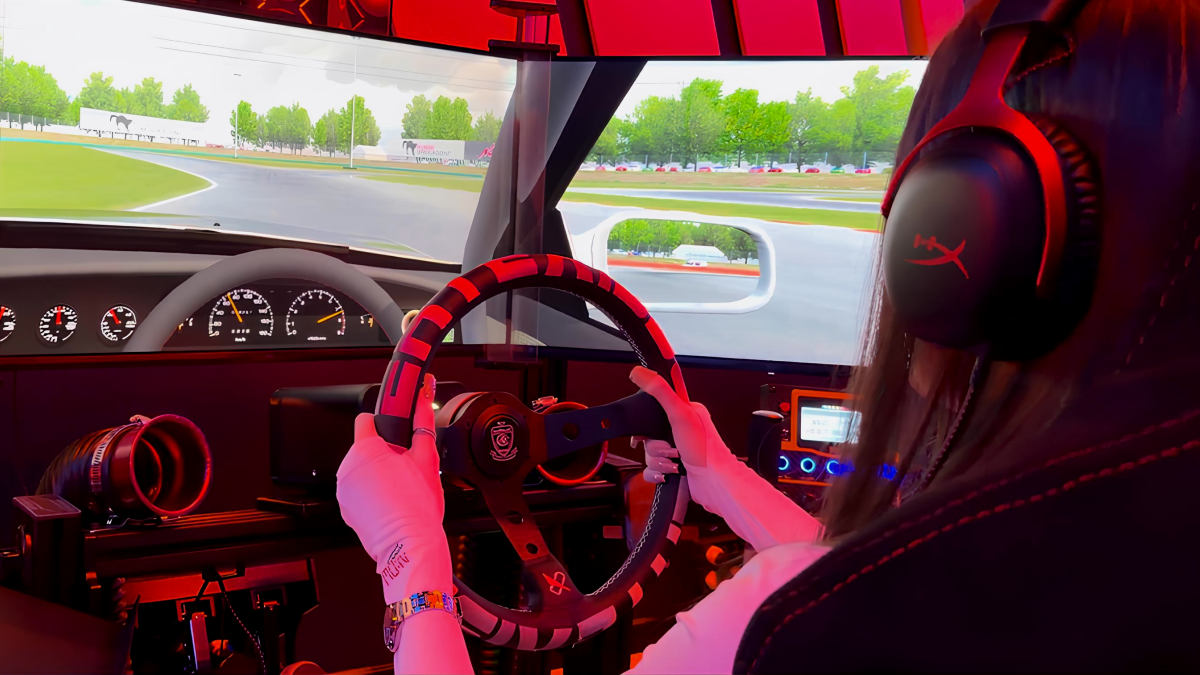 Девушка демонстрирует механику игры