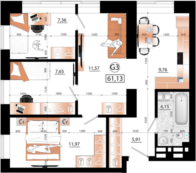 Жилой комплекс «LEGENDA» комфорт-класса, купить квартиру в ЖК Легенда