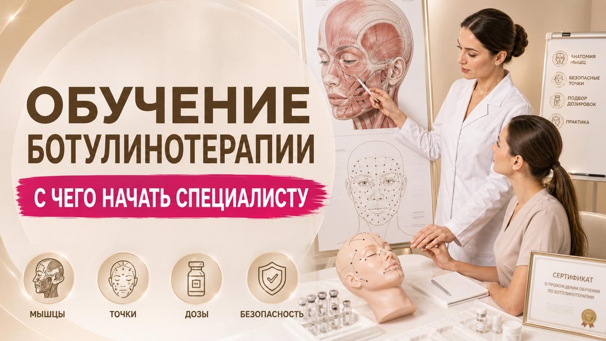 Обучение ботулинотерапии: с чего начать специалисту