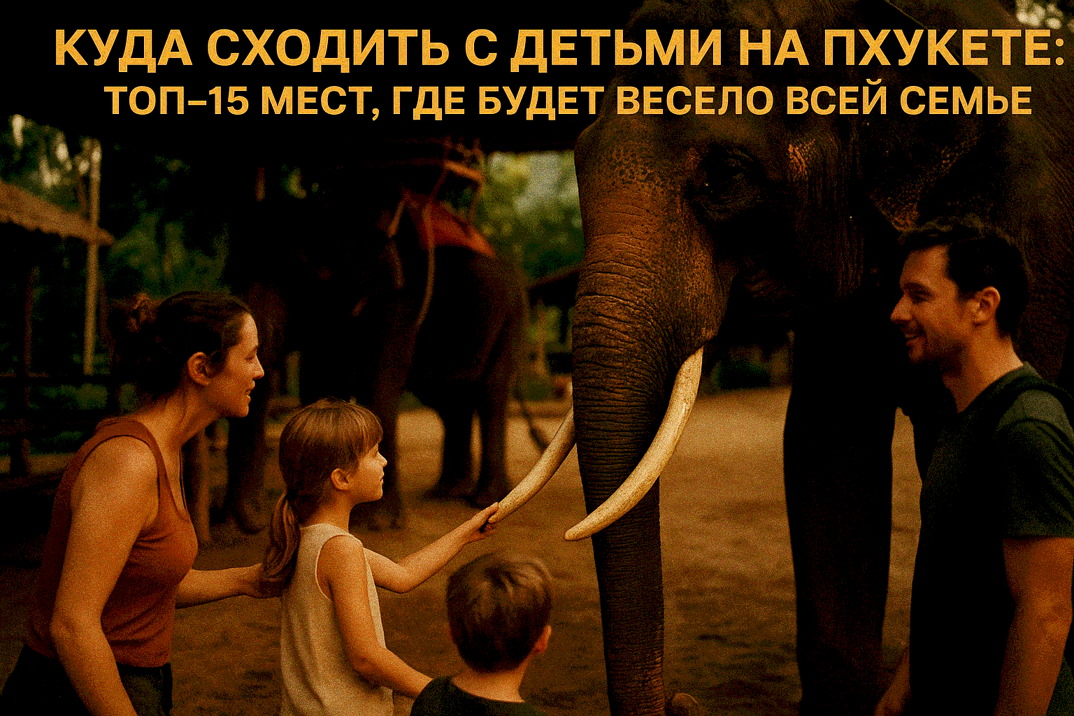 Пхукет — идеальный остров для отдыха с детьми Пхукет — это не только вечеринки на Патонге, но и один из самых семейных островов Азии. Здесь есть всё: аквапарки мирового уровня, зоопарки, безопасные пляжи с мелким песком и десятки активностей для детей от