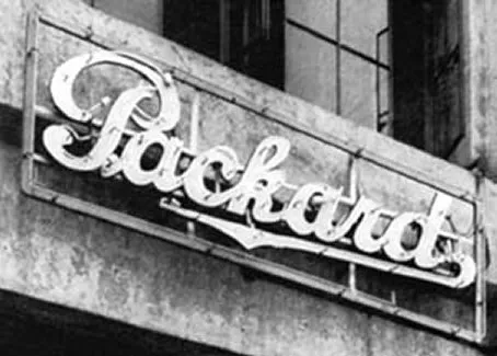Первая неоновая вывеска в США