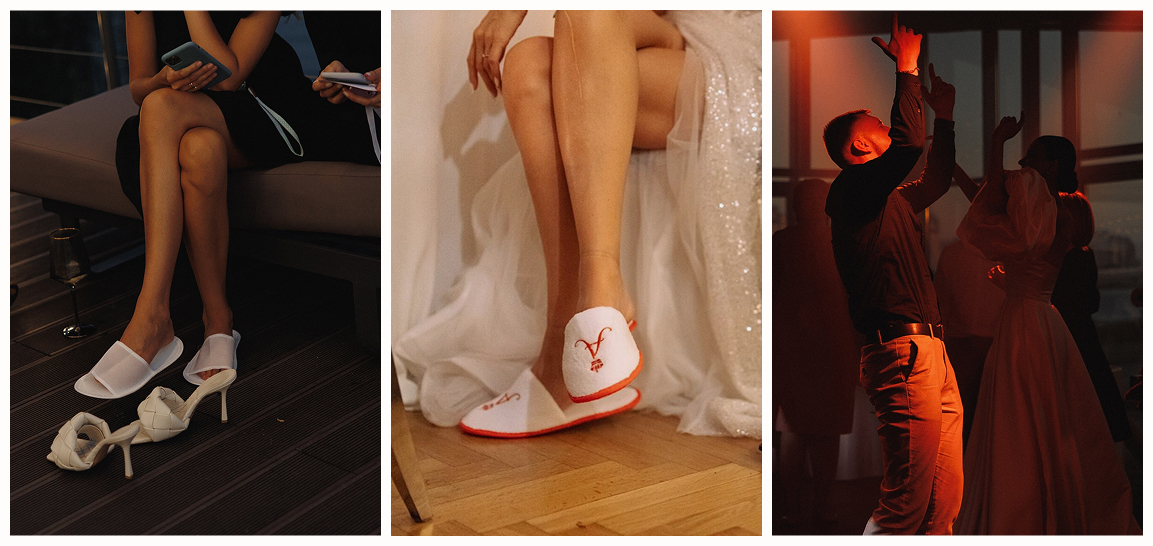 Тапочки для танцев на свадьбу