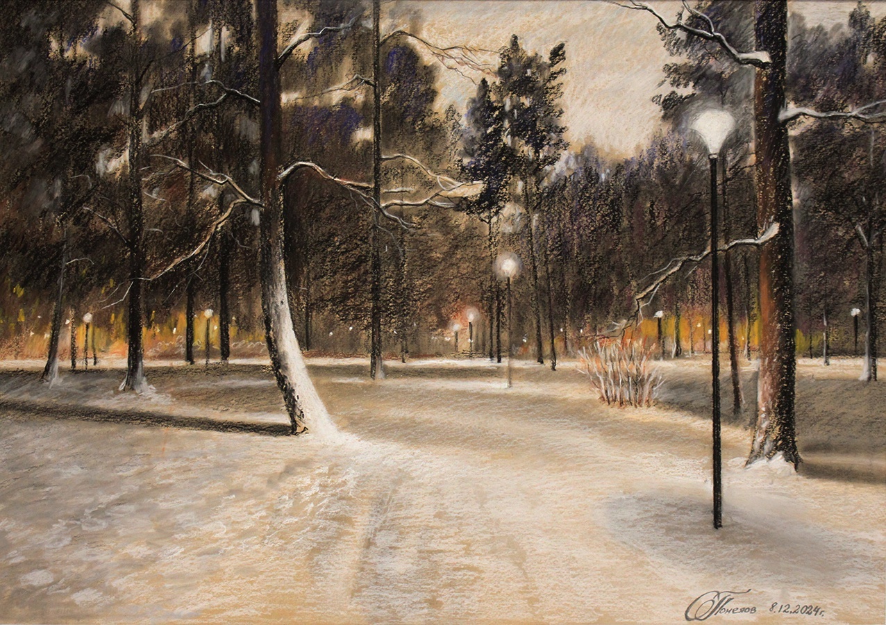 работа художника Олега Помелова 