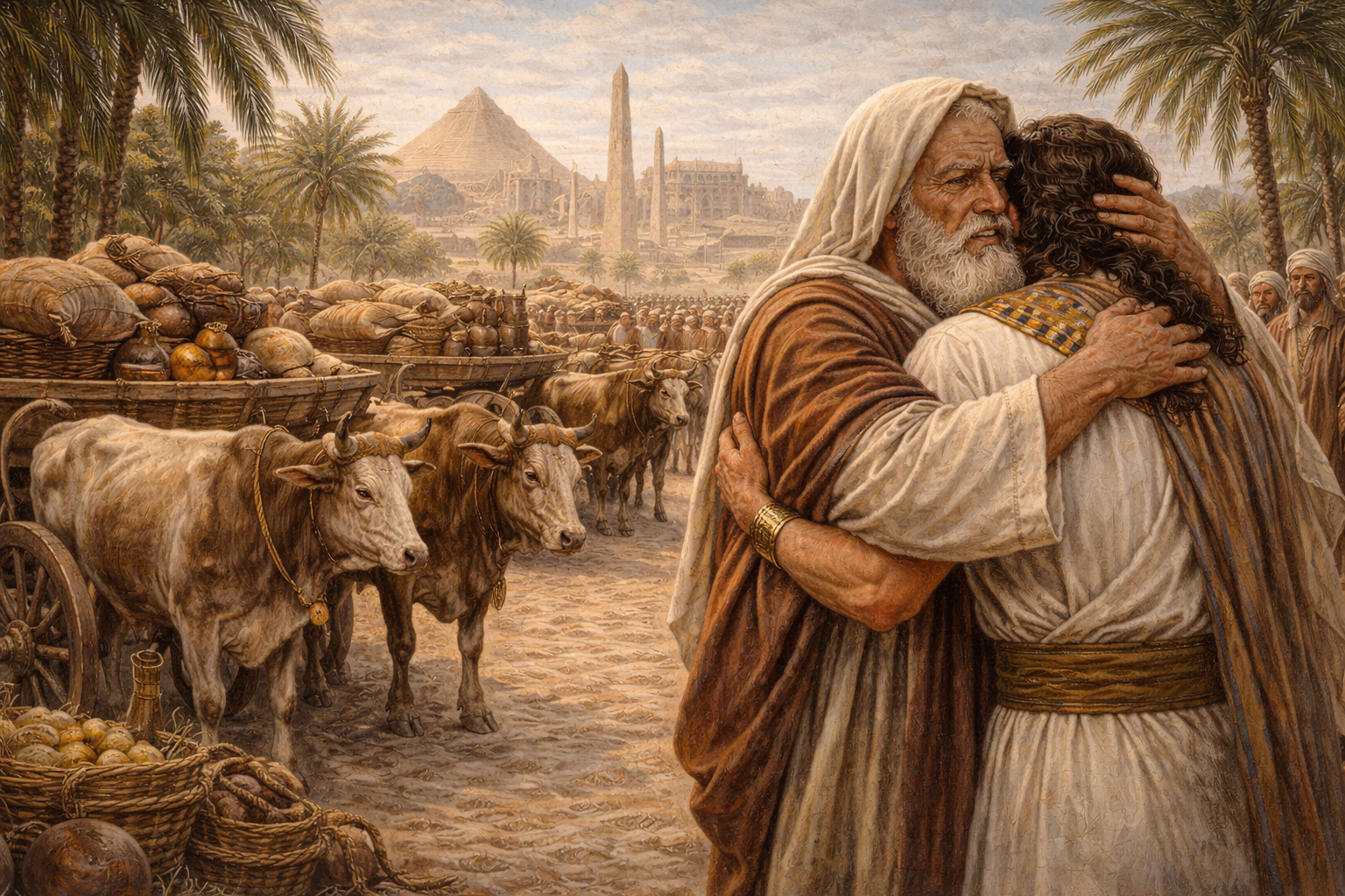 Недельная глава Вайигаш: знак повозок, память Торы и подлинная связь отца и сына