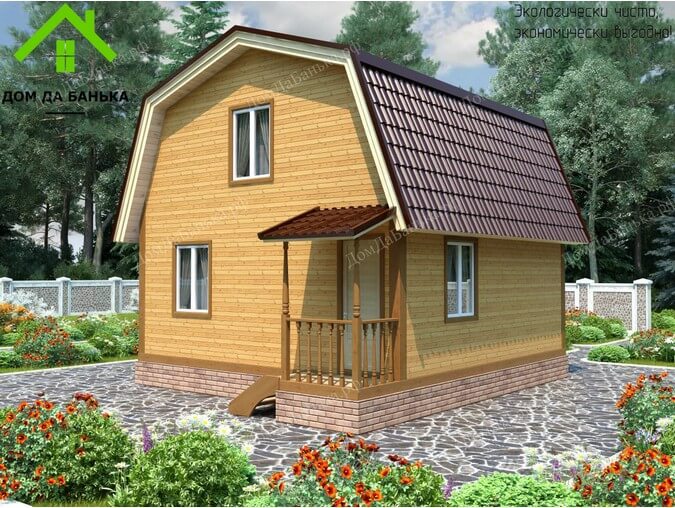 Дома из бруса 6х6