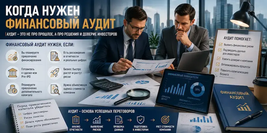 Условия необходимости финансового аудита