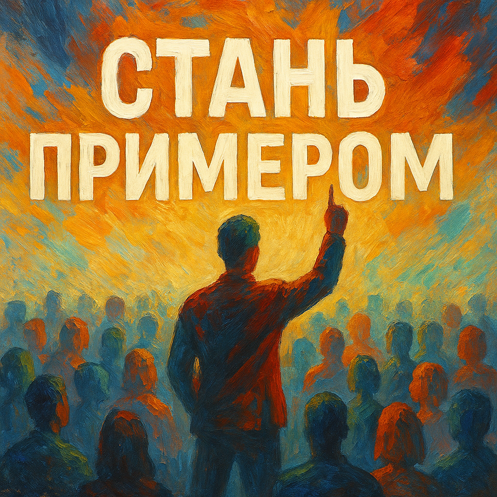 Рисунок «Стань примером»: идеи, рисунок, плакат