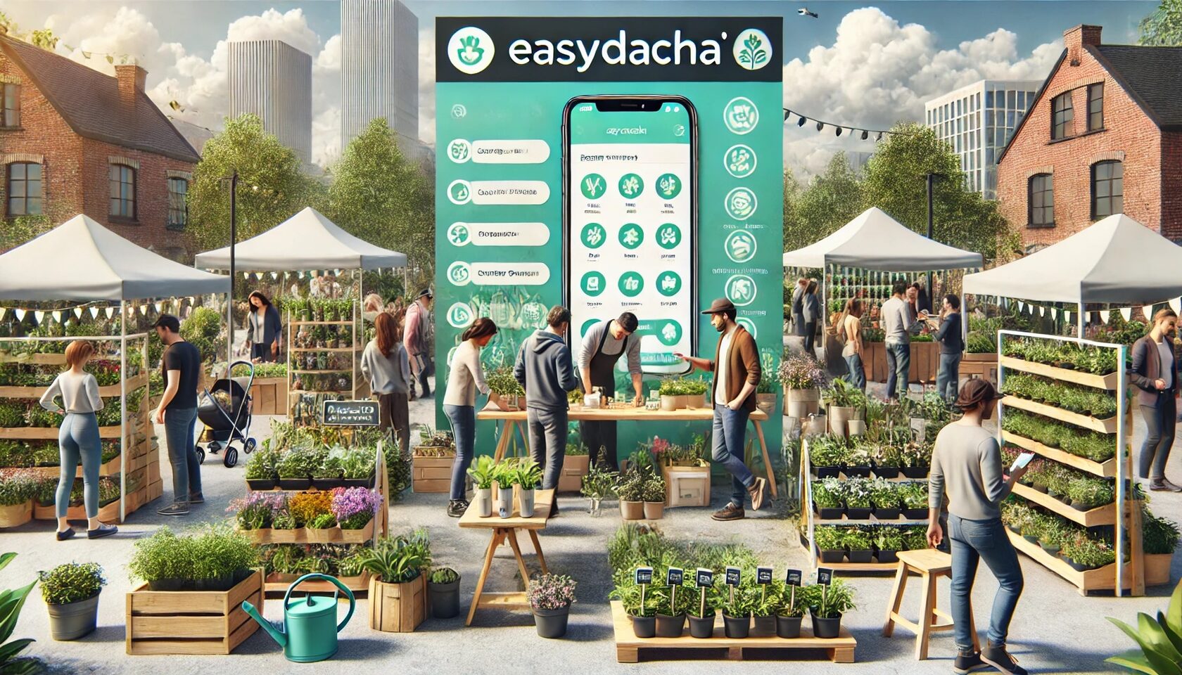 startup easyDacha gardening app validates idea at farmers market 