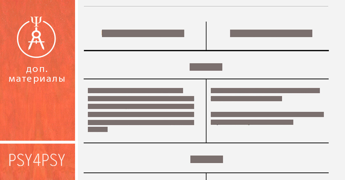 Таблица "Расстановка сил сопротивления"
