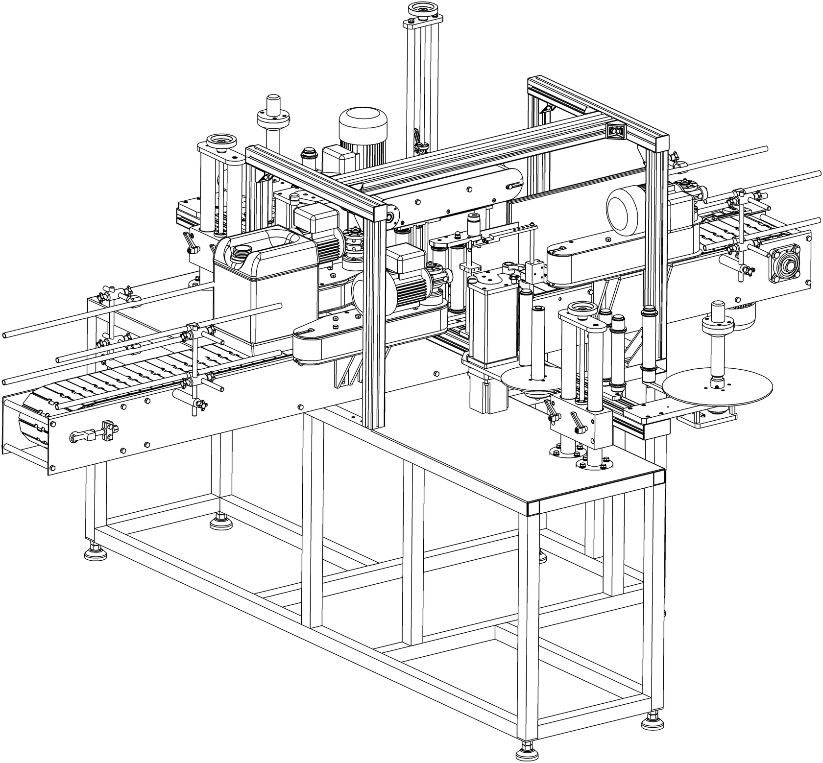 Automatic labeling machine