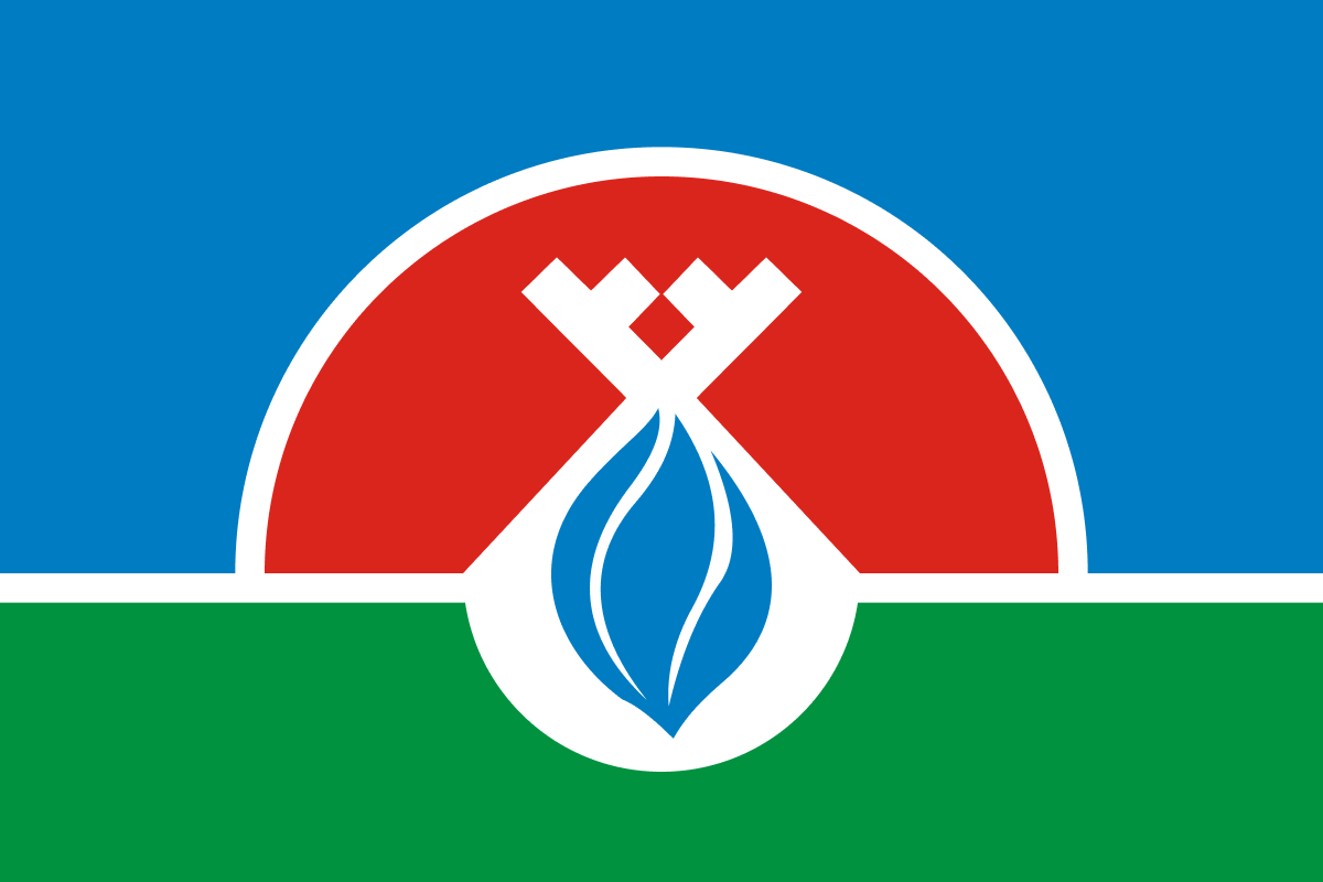 Флаг Надымского района ЯНАО